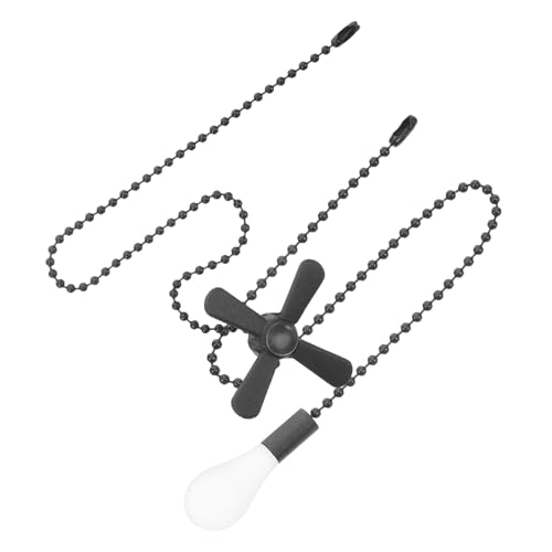 NUOBESTY 2 Stück Deckenventilator Zugkettenverlängerung Vintage Zugkette Pendel aus Robustem Material Passend für Lüfter Deckenlampen und Nachttischlampen Dekorativ und Langlebig von NUOBESTY