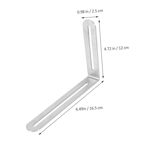 NUOBESTY 2 Stück Edelstahl Förmiger Eckwinkel mit Langloch Teilig Verstellbarer Winkelverbinder für Möbel Ablagen Stühle Schränke Langlebig Rostfrei Glatte Kanten für DIY Möbelbefestigung NUOBESTY 2 Stück Edelstahl Förmiger Eckwinkel mit Langloch Teilig Verstellbarer Winkelverbinder für Möbel Ablagen Stühle Schränke Langlebig Rostfrei Glatte Kanten für DIY Möbelbefestigung von NUOBESTY
