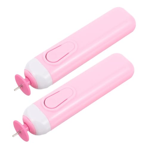 NUOBESTY 2 Stück Elektrischer Quilling Stift Schlitz Quilling Pen Automatischer Papierwickler DIY Bastelwerkzeug Ergonomisch Komfortabel für Präzises Papierrollen und Dekorationen von NUOBESTY