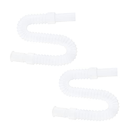NUOBESTY 2 Stück Flexible Abfluss Schlauch Universeller Wasserabfluss für Waschmaschinen Geeignet für Badezimmer und Küchenanwendungen von NUOBESTY