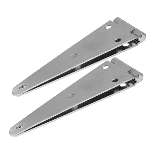 NUOBESTY 2 Stück Galvanisierte Torbänder Schwerlastbeschichtet Vielseitig für Gartentore Scheunentüren Garagentore Einfache Montage Witterungsbeständig Langlebige Scharniere aus Eisen von NUOBESTY