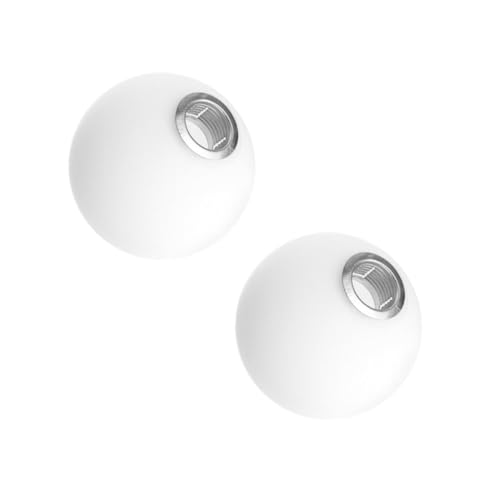 NUOBESTY 2 Stück Glaskugel Lampenschirm Ersatz Weißes Kugelförmiger Lampenschirm für Kronleuchter Pendelleuchte Deckenleuchte Wandleuchte Wohnzimmer Schlafzimmer NUOBESTY 2 Stück Glaskugel Lampenschirm Ersatz Weißes Kugelförmiger Lampenschirm für Kronleuchter Pendelleuchte Deckenleuchte Wandleuchte Wohnzimmer Schlafzimmer von NUOBESTY