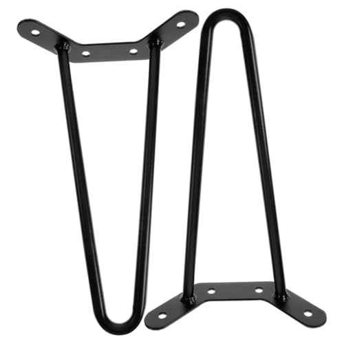 NUOBESTY 2 Stück Haarnadel Tischbeine Metall Höhe DIY Möbel Füße für Esstisch Schreibtisch Couchtisch Stabil und Langlebig für Verschiedene Möbelstücke von NUOBESTY