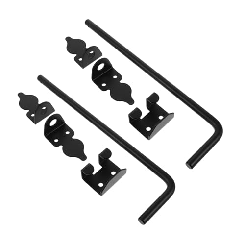 NUOBESTY 2 Stück Hochleistungsnadel Metall -tore Stopper Tür Erdnadel Tor-erdungsriegel Holz -gate -hardware Torfallstange Gate Rod Drop Riegel Zaunschlösser Für Außentore Schwarz Eisen NUOBESTY 2 Stück Hochleistungsnadel Metall -tore Stopper Tür Erdnadel Tor-erdungsriegel Holz -gate -hardware Torfallstange Gate Rod Drop Riegel Zaunschlösser Für Außentore Schwarz Eisen von NUOBESTY