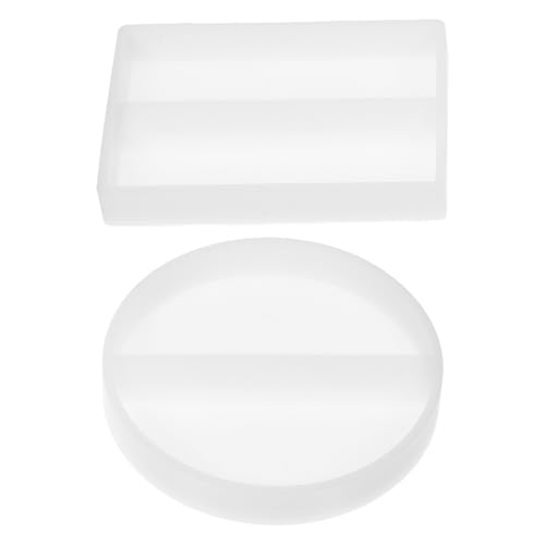 NUOBESTY 2 Stück Kartenständer Gießharzform Silikon Visitenkartenhalter Form für DIY Basteln Büro Desktop Organizer Form für Büro Schreibtisch und Schmuckherstellung von NUOBESTY
