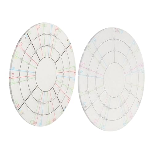 NUOBESTY 2 Stück Keramik Trimmwerkzeug Töpferei Kreis Trenner Für Präzise Teilung Keramikformwerkzeug Töpferwerkzeug Für Ateliers Und Klassenräume Für Tonkünstler von NUOBESTY