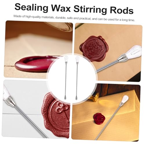 NUOBESTY 2 Stück Kreative Wachssiegel Rührstäbe Langlebige Transparente Rührlöffel zum Schnellen Schmelzen und Mischen von Siegellack Wiederverwendbar Leicht Platzsparend Wiederverwendbar NUOBESTY 2 Stück Kreative Wachssiegel Rührstäbe Langlebige Transparente Rührlöffel zum Schnellen Schmelzen und Mischen von Siegellack Wiederverwendbar Leicht Platzsparend Wiederverwendbar von NUOBESTY