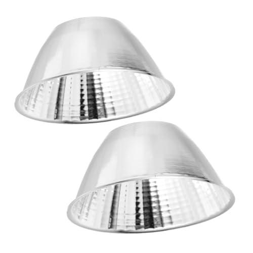 NUOBESTY 2 Stück LED Taschenlampen Reflektorbecher Ersatzteil Fokussierende Lichtreflektoren mit Antiblend design für Outdoor Camping Notfall Beleuchtung von NUOBESTY