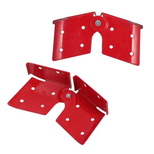 NUOBESTY 2 Stück Leiterscharnier Leiterbefestigungsscharnier Dachbodenleiter Herunterziehscharnier Leiterstützscharniere Dachbodenleiter Hardware Kit Klappleiterzubehör von NUOBESTY