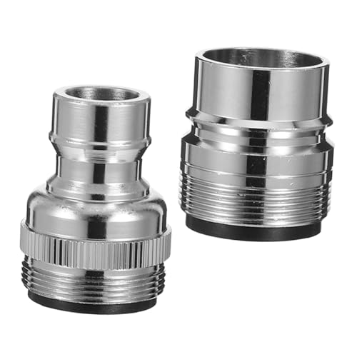 NUOBESTY 2 Stück Messing Wasserhahn Adapter für Geschirrspüler und Waschmaschine Leckdichter für Küchen und Wäschereinigungsanwendungen Kompatibel mit Amerikanischem Design von NUOBESTY