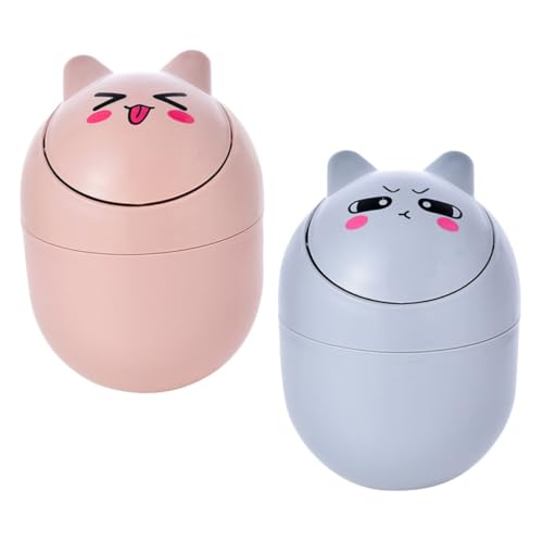 NUOBESTY 2 Stück Mini Mülleimer Süße Cartoon Abfallbehälter für Schlafzimmer und Büro Kompakte Tischmülleimer Rot und Leicht zu Reinigen und Platzsparend NUOBESTY 2 Stück Mini Mülleimer Süße Cartoon Abfallbehälter für Schlafzimmer und Büro Kompakte Tischmülleimer Rot und Leicht zu Reinigen und Platzsparend von NUOBESTY