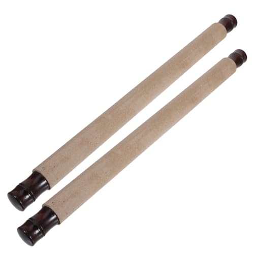 NUOBESTY 2 Stück Montage Hängerolle Malerei Rolle Stab Rolle Sticks Zeichnung Rolle Kalligraphie Rolle Zubehör Schreiben Rolle Malerei Rolle Zubehör Holz von NUOBESTY