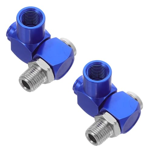 NUOBESTY 2 Stück Pneumatisches Rotationsgelenk Pneumatic Quick Connect -Koppler Schnellkupplung für pneumatische Rohre pneumatischer Schnellanschluss Drehgelenk Aluminiumlegierung Blau NUOBESTY 2 Stück Pneumatisches Rotationsgelenk Pneumatic Quick Connect -Koppler Schnellkupplung für pneumatische Rohre pneumatischer Schnellanschluss Drehgelenk Aluminiumlegierung Blau von NUOBESTY