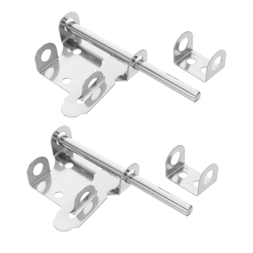 NUOBESTY 2 Stück Riegel Türschloss Türriegel Schiebeschloss Aus Edelstahl Zimmertürschloss Edelstahl -türverriegelung Riegelschloss Gewerbe Türschraube Silber Rostfreier Stahl NUOBESTY 2 Stück Riegel Türschloss Türriegel Schiebeschloss Aus Edelstahl Zimmertürschloss Edelstahl -türverriegelung Riegelschloss Gewerbe Türschraube Silber Rostfreier Stahl von NUOBESTY