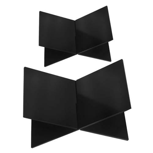 NUOBESTY 2 Stück Schwarzer Acryl Buchhalter für Offene Bücher Stabiler Leseständer und Organizer für Zeitschriften und Bücher Vielseitig für Kaffee Schreibtisch Modernes Regal für Einfache NUOBESTY 2 Stück Schwarzer Acryl Buchhalter für Offene Bücher Stabiler Leseständer und Organizer für Zeitschriften und Bücher Vielseitig für Kaffee Schreibtisch Modernes Regal für Einfache von NUOBESTY