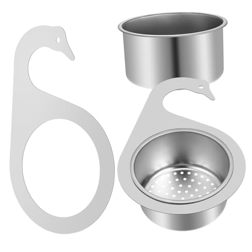 NUOBESTY 2 Stück Spüle Filterkorb Entleeren Filterkorb für Waschbecken Ablaufsieb für Küchenspüle Abfluss Sink Ecksieb Spülkorb Küchensieb Spüle Sieb Rostfreier Stahl Silver NUOBESTY 2 Stück Spüle Filterkorb Entleeren Filterkorb für Waschbecken Ablaufsieb für Küchenspüle Abfluss Sink Ecksieb Spülkorb Küchensieb Spüle Sieb Rostfreier Stahl Silver von NUOBESTY