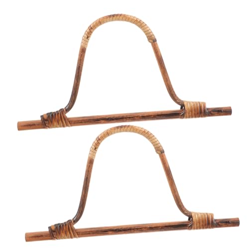 NUOBESTY 2 Stück Teiliges D-förmiges Holz-taschenhenkel Rattan Runde Handtaschengriffe Komfortabel für DIY Handtaschen Strand Abendtaschen Natürliche Materialkombination Vielseitig NUOBESTY 2 Stück Teiliges D-förmiges Holz-taschenhenkel Rattan Runde Handtaschengriffe Komfortabel für DIY Handtaschen Strand Abendtaschen Natürliche Materialkombination Vielseitig von NUOBESTY