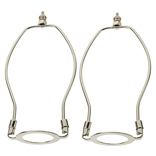 NUOBESTY 2 Stück Teiliges Lampenschirm Harfenhalter Rostfreiem Legierungs Verstellbare Halterung für Stehlampe und Tischlampe Kompatibel mit Lampenfassung Mittlerer Lochdurchmesser Antikes NUOBESTY 2 Stück Teiliges Lampenschirm Harfenhalter Rostfreiem Legierungs Verstellbare Halterung für Stehlampe und Tischlampe Kompatibel mit Lampenfassung Mittlerer Lochdurchmesser Antikes von NUOBESTY