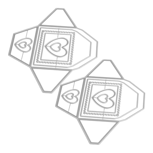 NUOBESTY 2 Stück Teiliges Metall Love Envelopes Hintergrundrahmen Präzise Scrapbook-embossing-cutting Dies für DIY Karten Alben Briefumschläge und Bastelprojekte NUOBESTY 2 Stück Teiliges Metall Love Envelopes Hintergrundrahmen Präzise Scrapbook-embossing-cutting Dies für DIY Karten Alben Briefumschläge und Bastelprojekte von NUOBESTY