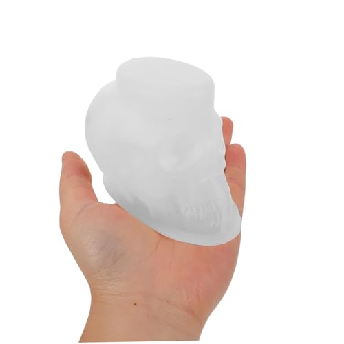 NUOBESTY 2 Stück Teiliges Totenkopf Silikonform Flexible Wiederverwendbar für Halloween Kerzen Epoxidharz Seifenherstellung Wachs und DIY Bastelprojekte Einfach zu Entformen NUOBESTY 2 Stück Teiliges Totenkopf Silikonform Flexible Wiederverwendbar für Halloween Kerzen Epoxidharz Seifenherstellung Wachs und DIY Bastelprojekte Einfach zu Entformen von NUOBESTY