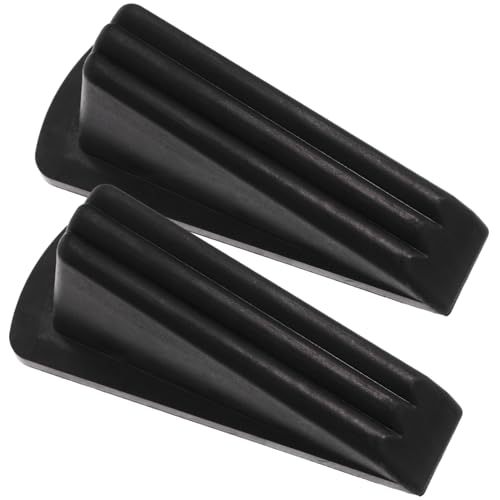NUOBESTY 2 Stück Teiliges Türkeil Robustem Gummi Rutschfester Türstopper mit Schräger Anti klemm fläche Stabiler Wand Türschutz für Schwere Türen Geräuschloser Türhalter in Schwarz NUOBESTY 2 Stück Teiliges Türkeil Robustem Gummi Rutschfester Türstopper mit Schräger Anti klemm fläche Stabiler Wand Türschutz für Schwere Türen Geräuschloser Türhalter in Schwarz von NUOBESTY