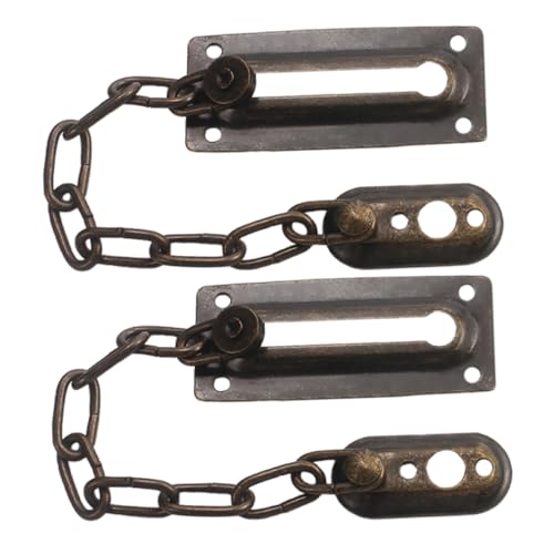 NUOBESTY 2 Stück Teiliges Türsicherheitsketten Rostfreiem Schwerer Diebstahlschutz für Türen und Fenster Einfach zu Montieren Widerstandsfähig für Innen Außentüren NUOBESTY 2 Stück Teiliges Türsicherheitsketten Rostfreiem Schwerer Diebstahlschutz für Türen und Fenster Einfach zu Montieren Widerstandsfähig für Innen Außentüren von NUOBESTY