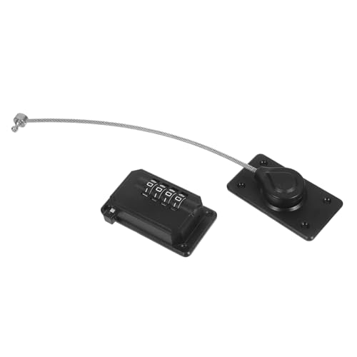 NUOBESTY 2 Stück Verstellbare Kindersicherung Fenster Kühlschranktürschloss aus Robustem Zinklegierungsdraht mit Selbstklebendem Montageverschluss für Schubladen Gefrierschränke Küchen und NUOBESTY 2 Stück Verstellbare Kindersicherung Fenster Kühlschranktürschloss aus Robustem Zinklegierungsdraht mit Selbstklebendem Montageverschluss für Schubladen Gefrierschränke Küchen und von NUOBESTY