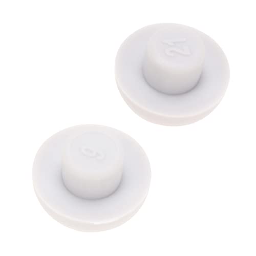 NUOBESTY 2 Stück Dichtung Toilettensitz Stoßstange Lifter Kit Langlebige Polsterung für Toilettensitze Installieren Rutschfest Passend für Gängige Modelle von NUOBESTY
