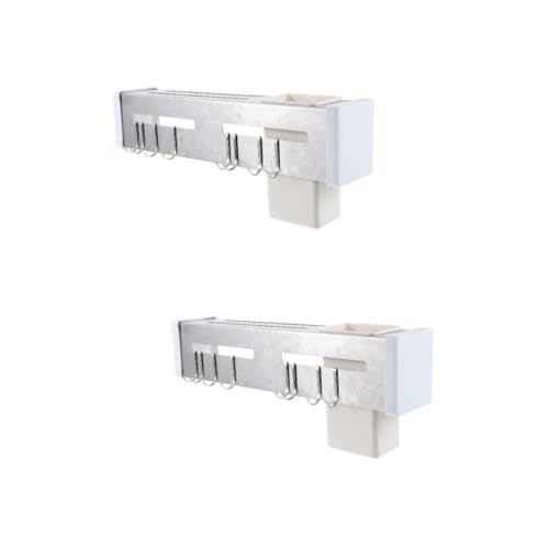 NUOBESTY 2 Stück Wandmesserhalter Bretter Küchenutensilienorganisator Kochen Schneiden Essstäbchenhalter Küchenutensilienhalter Utensilhalter Der Wandmontage Besteck Silber Rostfreier Stahl NUOBESTY 2 Stück Wandmesserhalter Bretter Küchenutensilienorganisator Kochen Schneiden Essstäbchenhalter Küchenutensilienhalter Utensilhalter Der Wandmontage Besteck Silber Rostfreier Stahl von NUOBESTY