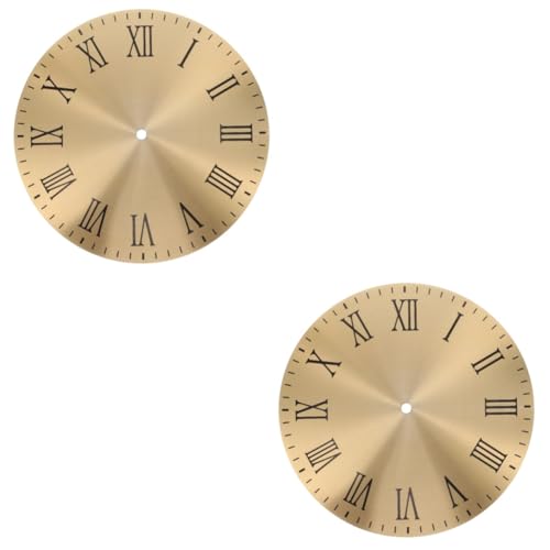 NUOBESTY 2 Stück Wanduhr Ersatz Metallisches im Römischen Design DIY Uhrenteile für Wanduhren Eleganter Installieren Langlebig und Robust von NUOBESTY