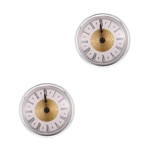 NUOBESTY 2 Stück Ziffernblatt Zubehör Für Rustikale Kleine Uhren Dekoration Wanduhr Miniaturuhr Wanddeko Uhr Küchenuhr Dekorative Uhr Kunststoff von NUOBESTY
