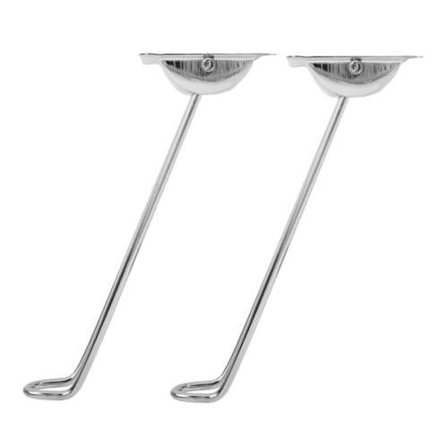 NUOBESTY 2stücke Metall Tischbeine Klappbar Faltbare Haarnadelbeine Für Couchtisch Laptoptisch Nachttisch von NUOBESTY