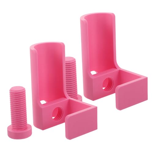 NUOBESTY 2 Stücke Aufbewahrungsregal für Diamantmalerei Strassstrichhalter Malutensilien Canvas -Befestigungselemente Strass -Malerei Helfer Art Roller Holder Zeichnungsmittel Plastik Rosa von NUOBESTY