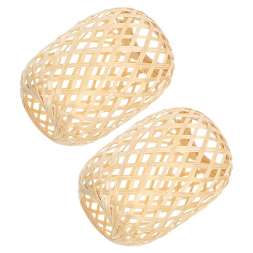 NUOBESTY 2 Stücke Handgefertigter Lampenschirm Mini Woven Pendelleuchte im Rustikalen Stil Tragbare Laterne mit Elegantem Design für und Außenanwendungen NUOBESTY 2 Stücke Handgefertigter Lampenschirm Mini Woven Pendelleuchte im Rustikalen Stil Tragbare Laterne mit Elegantem Design für und Außenanwendungen von NUOBESTY