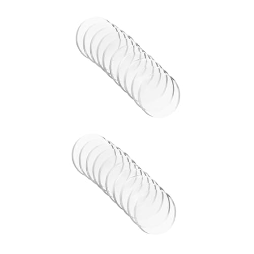 NUOBESTY 20 Stck Transparente Bumper Pads Selbstklebend Stoßdämpfende Tisch Schutzpuffer Weichem rutschfest und Kratzschützend Geeignet für Möbel Bilderrahmen Glasplatten von NUOBESTY