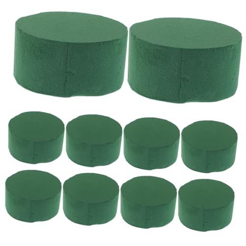 NUOBESTY 20 Stück Getrocknete Blütenschlammbasis floraler Bastelschaum nasse Blumenblöcke Blumenzubehör für die Hochzeit runder Blumenschaum DIY-Steckschaum runder Trockenschaum Grün NUOBESTY 20 Stück Getrocknete Blütenschlammbasis floraler Bastelschaum nasse Blumenblöcke Blumenzubehör für die Hochzeit runder Blumenschaum DIY-Steckschaum runder Trockenschaum Grün von NUOBESTY