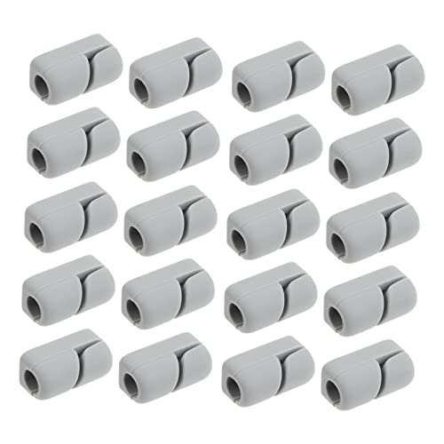 NUOBESTY 20 Stück Kabelmanagement Clips Teiliges aus Silikon Selbstklebende Kabelhalter für Desktop USB Ladegeräte Stromkabel und Pc Kabel NUOBESTY 20 Stück Kabelmanagement Clips Teiliges aus Silikon Selbstklebende Kabelhalter für Desktop USB Ladegeräte Stromkabel und Pc Kabel von NUOBESTY