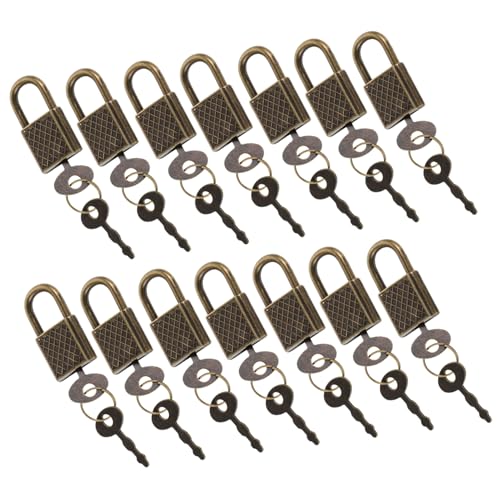 NUOBESTY 20 Stück Mini Vorhängeschlösser Vintage Bronze Schlüsselkompatibilität Verschleißfestes Chinesisches Stil Schloss für Schmuckkästchen Tagebuch Rucksack Koffer Holzkisten NUOBESTY 20 Stück Mini Vorhängeschlösser Vintage Bronze Schlüsselkompatibilität Verschleißfestes Chinesisches Stil Schloss für Schmuckkästchen Tagebuch Rucksack Koffer Holzkisten von NUOBESTY