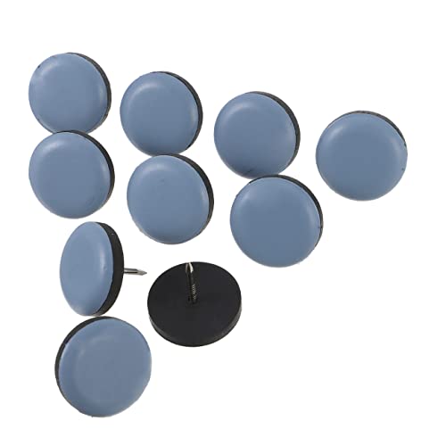 NUOBESTY 20 Stück Möbelgleiter mit Nägeln rutschfeste Bodenschoner für Stuhl Tisch und Sofa Runde Form Geräuschdämpfend Feuchtigkeitsbeständig Einfach zu Montieren von NUOBESTY