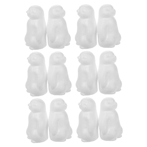 NUOBESTY 20 Stück Teiliges DIY Schaum Pinguin für Kreative Projekte Kinderfreundliche Figuren zum Malen und Dekorieren Große Pinguine für Festliche Dekorationen und Bastelarbeiten von NUOBESTY