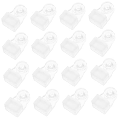 NUOBESTY 20 Stück Teiliges Transparente Glashalter Clips für Kleiderschranktüren und Spiegel Robuste Halterung für Glasplatten mit Schrauben für Stabile Befestigung und Sicheren Halt NUOBESTY 20 Stück Teiliges Transparente Glashalter Clips für Kleiderschranktüren und Spiegel Robuste Halterung für Glasplatten mit Schrauben für Stabile Befestigung und Sicheren Halt von NUOBESTY