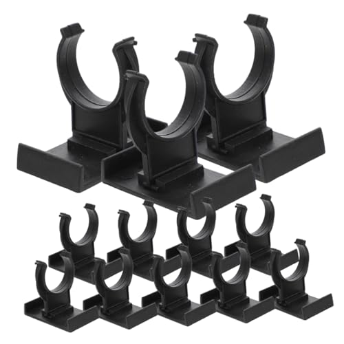 NUOBESTY 20 Stück Teiliges Verstellbare Schwarze PP Küchenschrank Fußstützen Clips mit Verstärkter Halterung für Sockelleisten Robuste Möbelbeine Vielseitig für Schränke Haushalt Hotel und von NUOBESTY