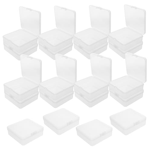 NUOBESTY 20 Stück Transparente Kartenhalter Box für Visitenkarten und Spielkarten Quadratische Aufbewahrungsbox mit Klappbarem Deckel für Zuhause und Unterwegs NUOBESTY 20 Stück Transparente Kartenhalter Box für Visitenkarten und Spielkarten Quadratische Aufbewahrungsbox mit Klappbarem Deckel für Zuhause und Unterwegs von NUOBESTY