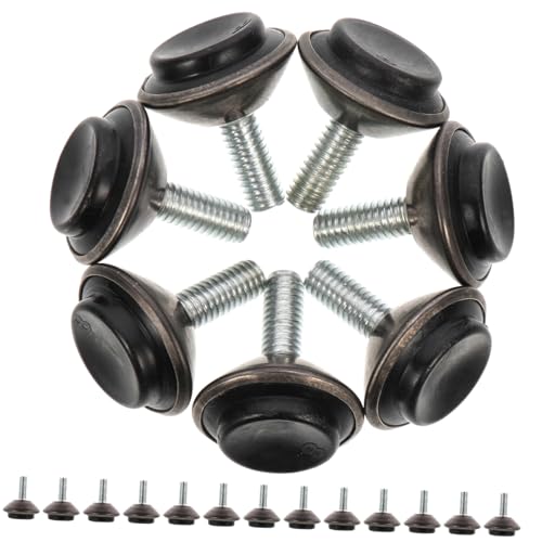 NUOBESTY 20 Stück Verstellbare Möbelbeine Drehbare Robuste Möbelfüße aus Hochwertigem Material Höhe Belastbar Geeignet für Sofa Stuhl Tisch und Schrank Einfache Montage rutschfest von NUOBESTY