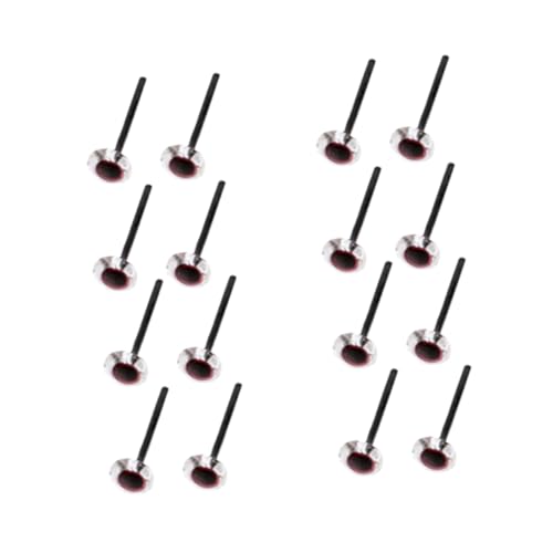 NUOBESTY 200paare Tieraugen Transparent Für Stofftiere DIY Puppenaugen Aus Kunststoff Für Bastelprojekte Und Heimdekoration NUOBESTY 200paare Tieraugen Transparent Für Stofftiere DIY Puppenaugen Aus Kunststoff Für Bastelprojekte Und Heimdekoration von NUOBESTY