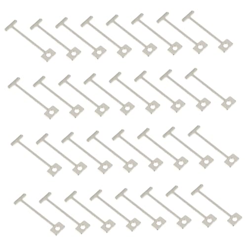 NUOBESTY 200 Stück Fliesen Nivelliersystem Stahl Distanzhalter Wiederverwendbare Fliesenausgleichspins Präzise Fliesenverlegung für Keramikstein NUOBESTY 200 Stück Fliesen Nivelliersystem Stahl Distanzhalter Wiederverwendbare Fliesenausgleichspins Präzise Fliesenverlegung für Keramikstein von NUOBESTY