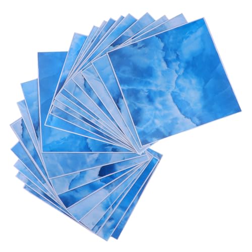 NUOBESTY 20Stücke Marmor Wandfliesenaufkleber Selbstklebend mit Wellenmuster Dekorative Fliesen für Bad Einfache DIY Anwendung Langlebige Materialien NUOBESTY 20Stücke Marmor Wandfliesenaufkleber Selbstklebend mit Wellenmuster Dekorative Fliesen für Bad Einfache DIY Anwendung Langlebige Materialien von NUOBESTY