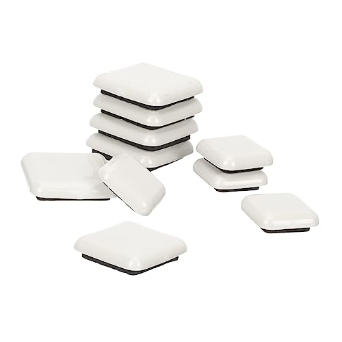 NUOBESTY 20Stücke Möbelbeine Schutzpads Für Selbstklebende Filzunterlagen rutschfeste Gleitpads Für Tischfüße Für Teppich von NUOBESTY