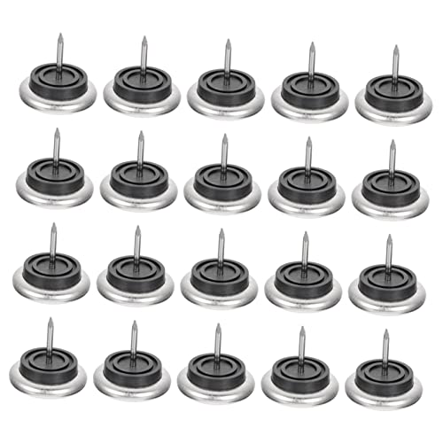 NUOBESTY 20Stücke Möbelgleiter Nägel Bodenschutz Pads für Stuhlbeine Möbelgleiter für Barhocker und Stühle Effektiver Schutz für Böden und Möbel von NUOBESTY