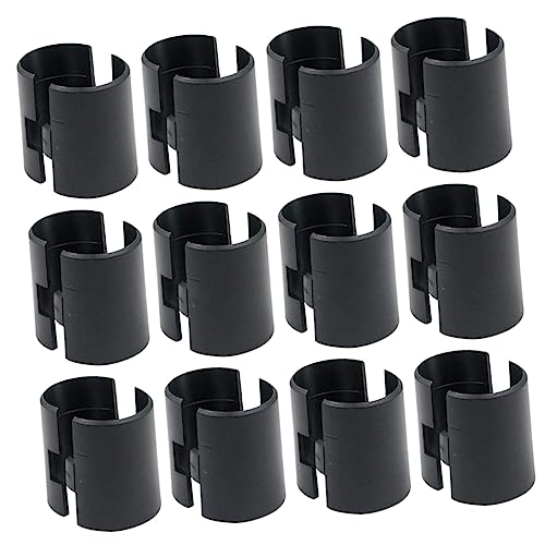 NUOBESTY 24 Stück Drahtregal Split Sleeves Metallregal Verriegelungsclips für Post Regalsysteme Robuste Konstruktion Einfache Handhabung von NUOBESTY